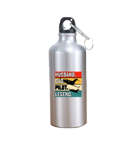 Husband & Dad & Pilot & Legend Designed Thermoses