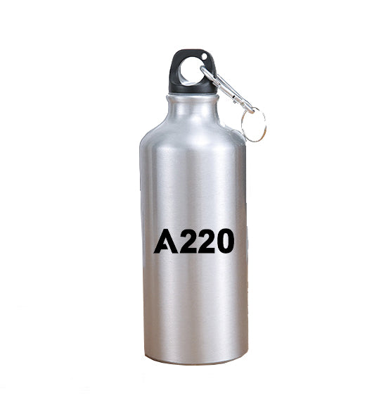 A220 Flat Text Designed Thermoses