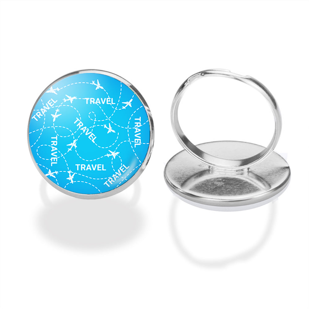 Travel & Planes Designed Rings