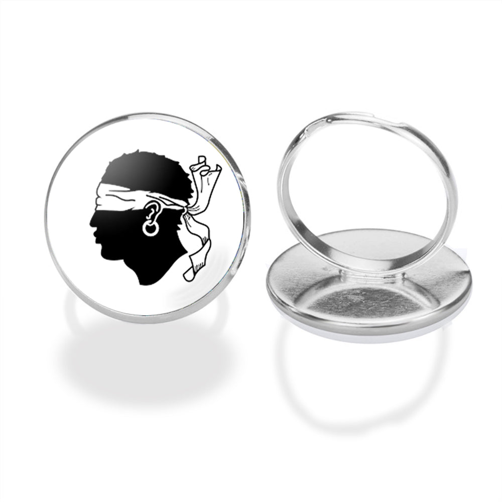 Corsica Flag Designed Rings