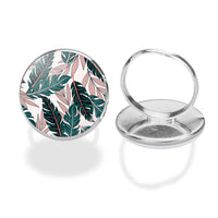 Thumbnail for Seamless Palm Leafs Designed Rings