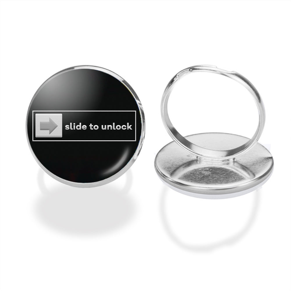 Slide to Unlock Designed Rings