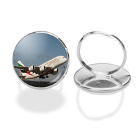Thumbnail for Departing Emirates A380 Designed Rings