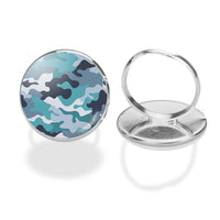 Thumbnail for Military Camouflage Green Designed Rings