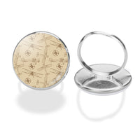 Thumbnail for Very Cool Vintage Planes Designed Rings
