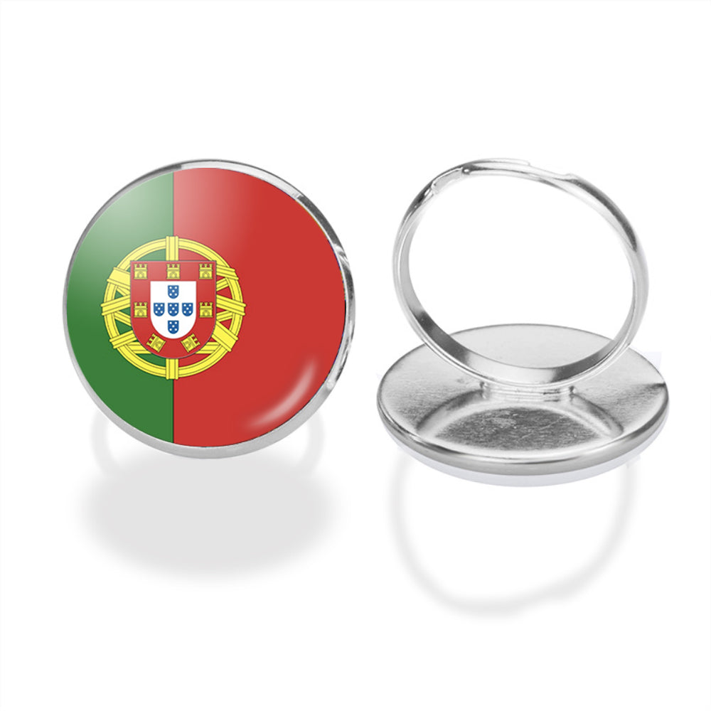 Portugal Flag Designed Rings