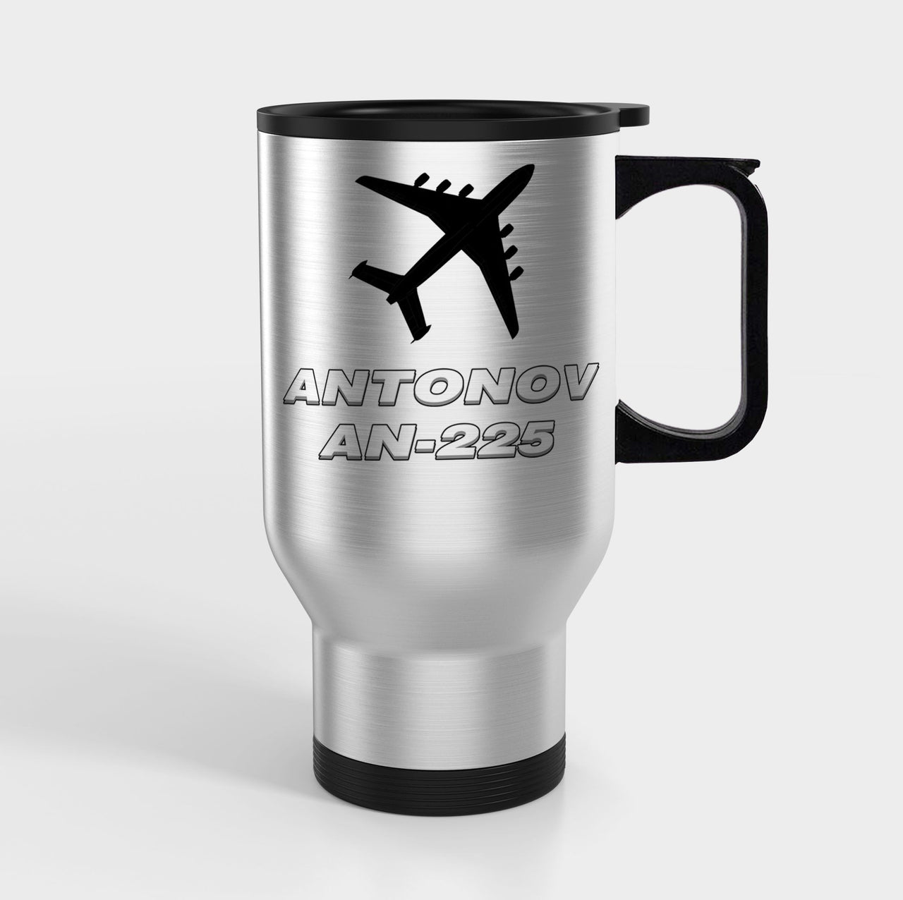 Antonov AN-225 (28) Designed Travel Mugs (With Holder)