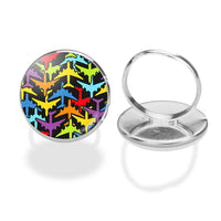 Thumbnail for Super Colourful Airplanes Designed Rings