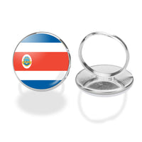 Thumbnail for Costa Rica Flag Designed Rings