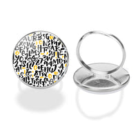 Thumbnail for Mixed Letters Designed Rings