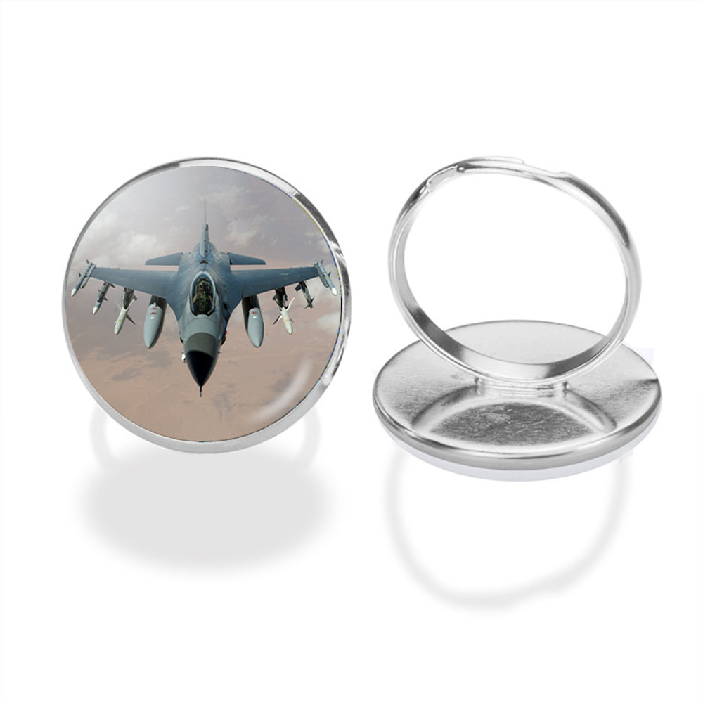 Cruising Fighter Jet 16 Designed Rings