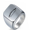 Travelling All Around The World Designed Men Rings