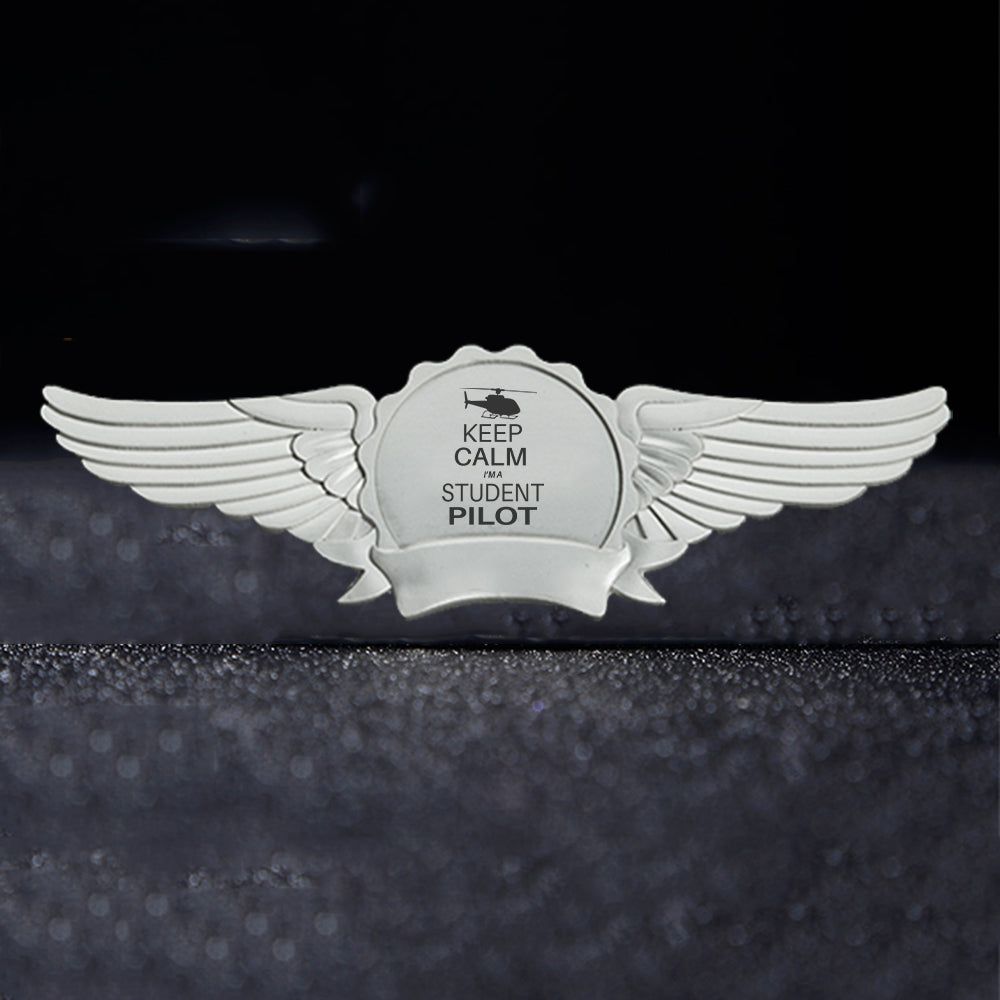 Student Pilot (Helicopter) Designed Badges