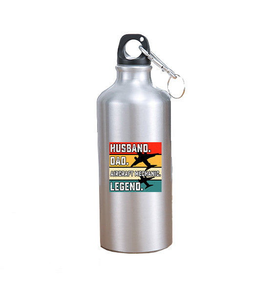 Husband & Dad & Aircraft Mechanic & Legend Designed Thermoses