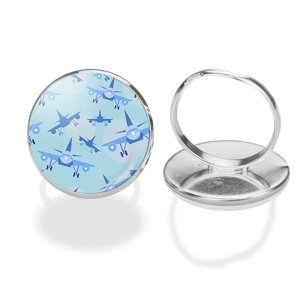Super Funny Airplanes Designed Rings