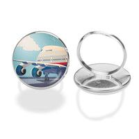 Thumbnail for Vintage Boeing 747 Designed Rings