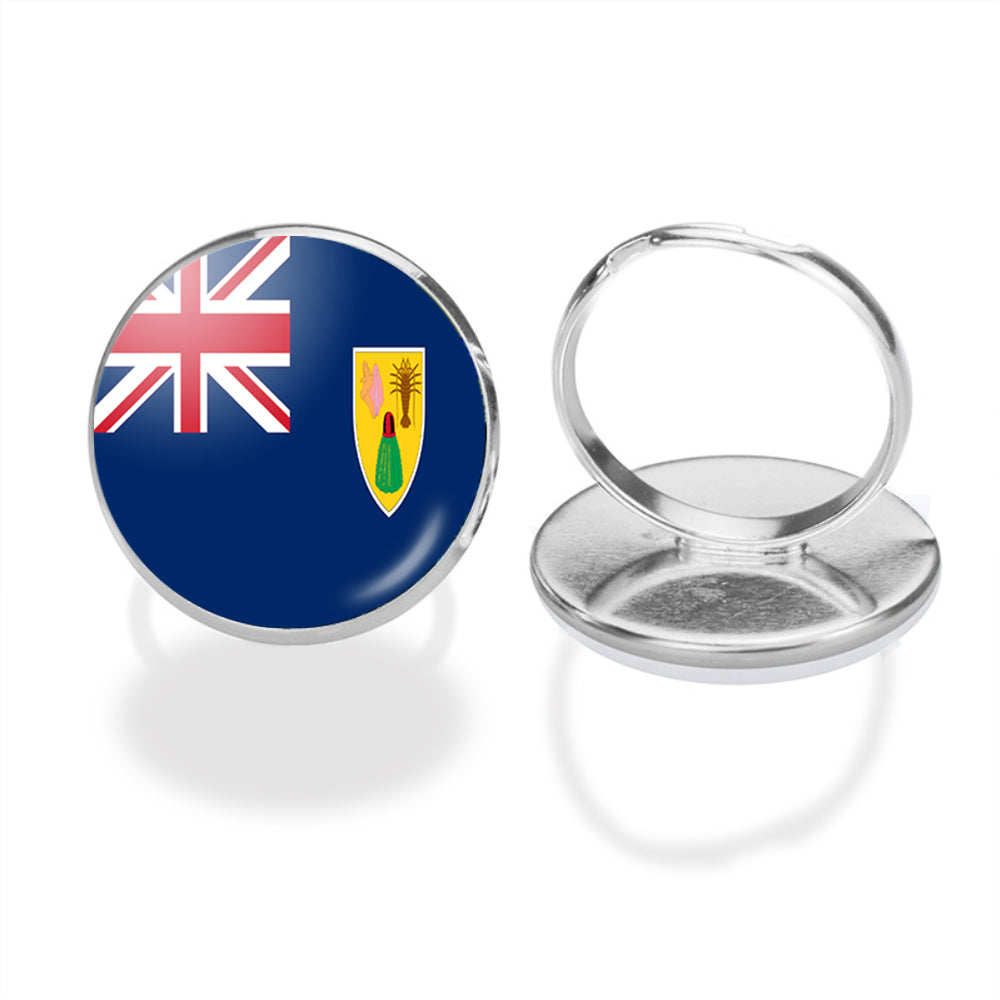 Turks and caicos Islands Flag Designed Rings