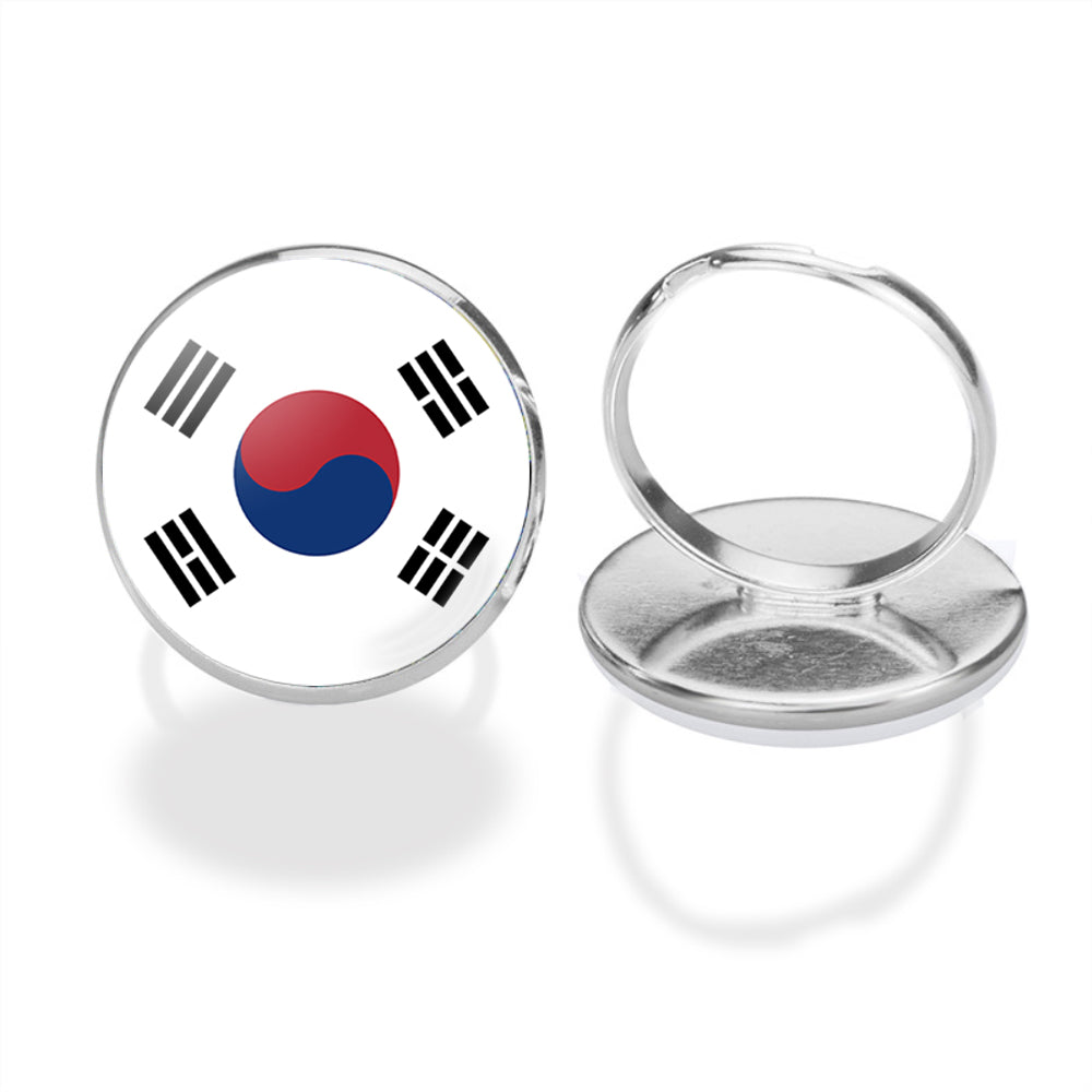 South Korea Flag Designed Rings