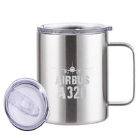 Thumbnail for Airbus A320 & Plane Designed Stainless Steel Laser Engraved Mugs