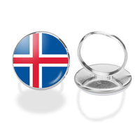 Thumbnail for Iceland Flag Designed Rings