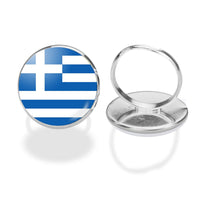 Thumbnail for Greece Flag Designed Rings