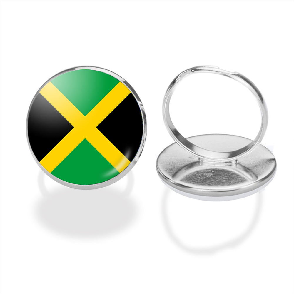 Jamaica Flag Designed Rings