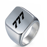 Thumbnail for 777 Flat Text Designed Men Rings