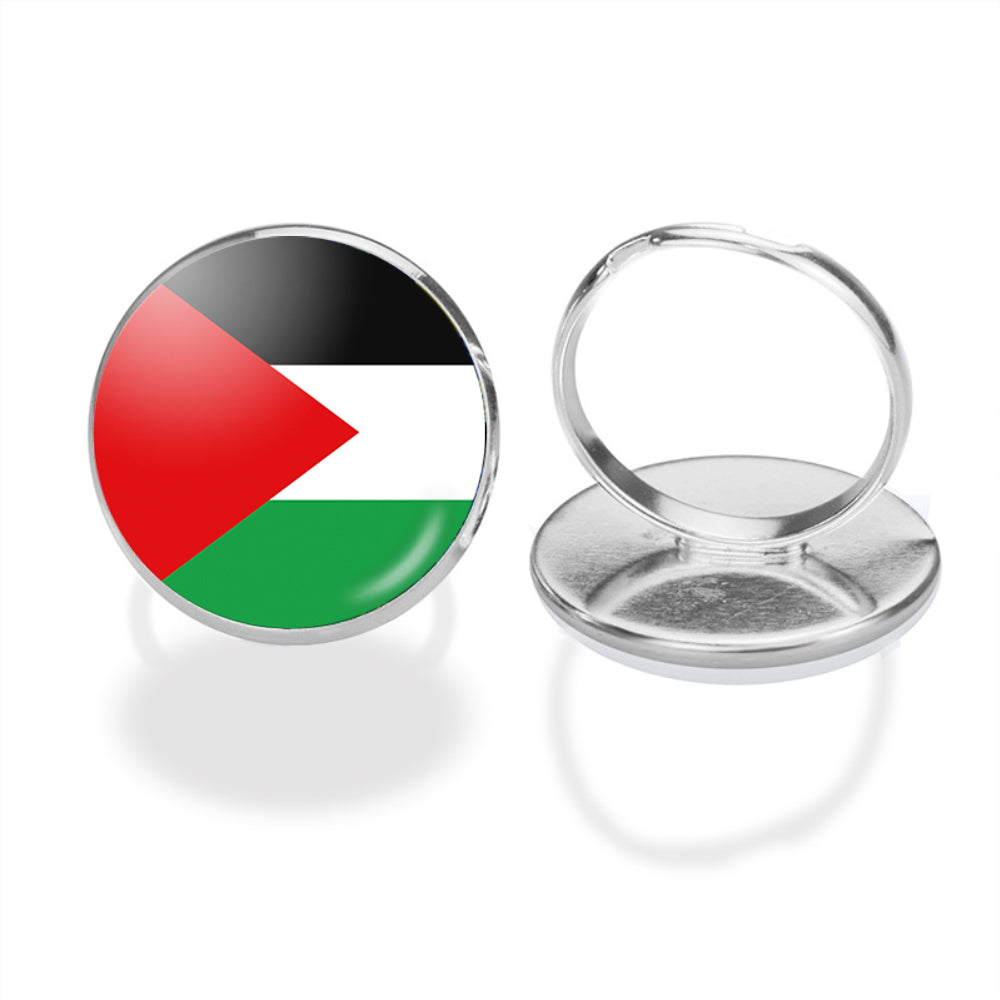 Palestine Flag Designed Rings