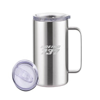 Thumbnail for Boeing 737 & Text Designed Stainless Steel Beer Mugs