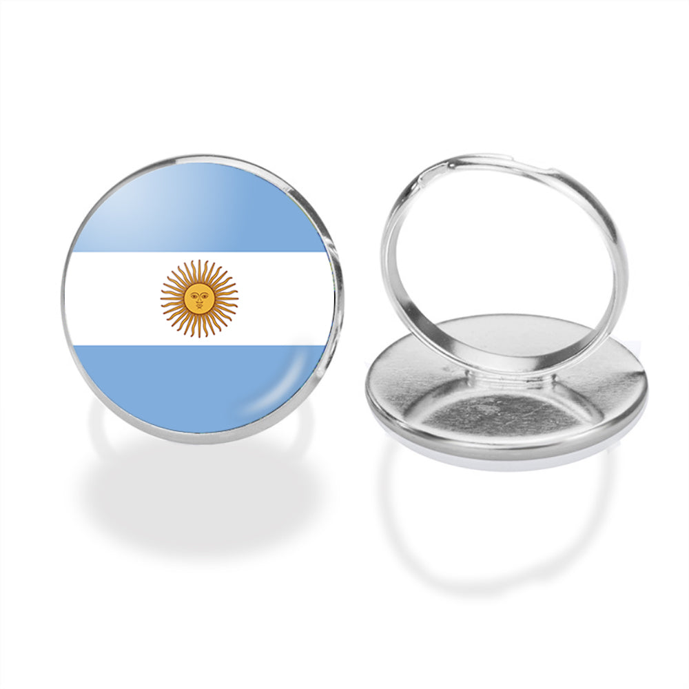 Argentina Flag Designed Rings
