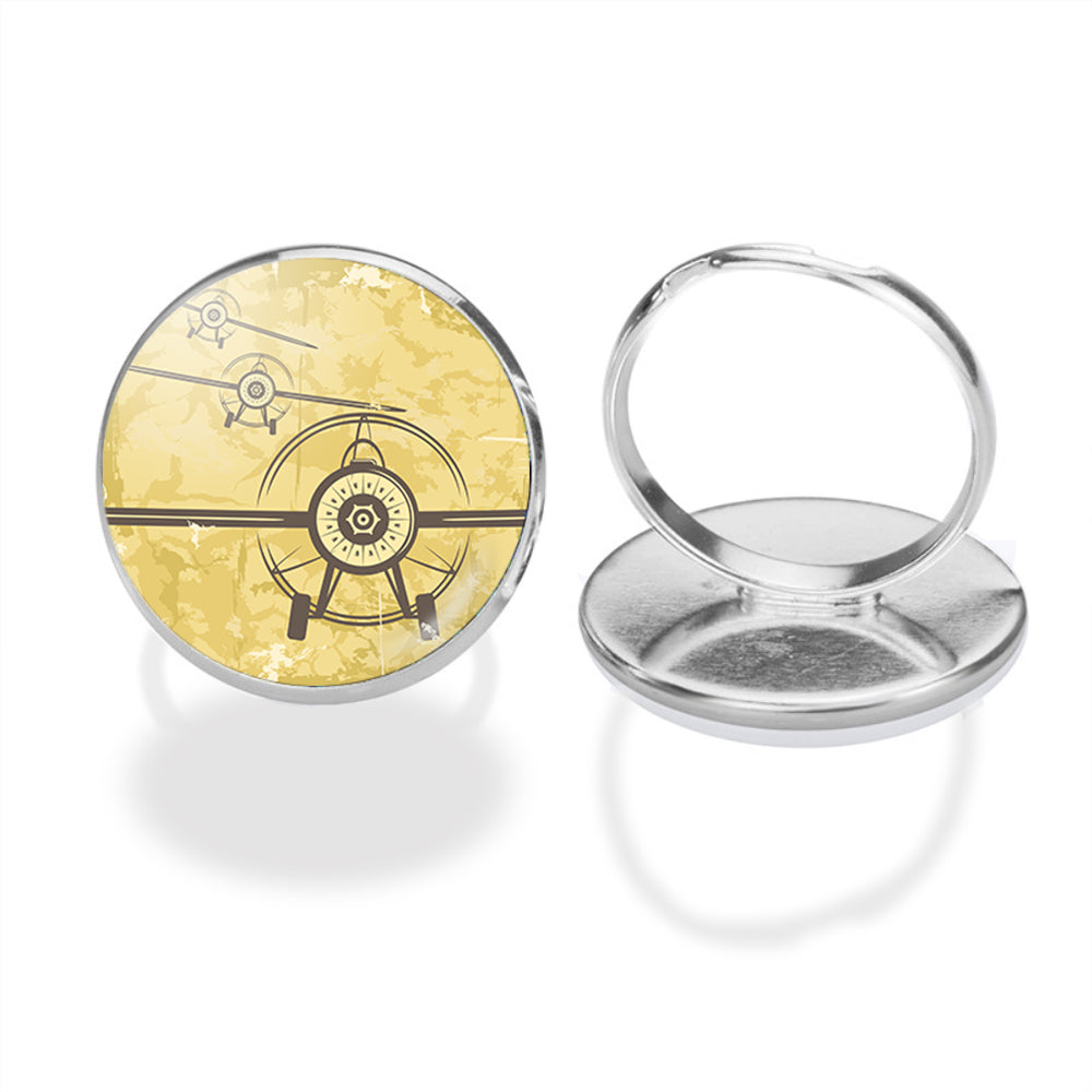 Super Vintage Propeller Designed Rings