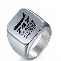 Thumbnail for Boeing 747 - Queen of the Skies (2) Designed Men Rings