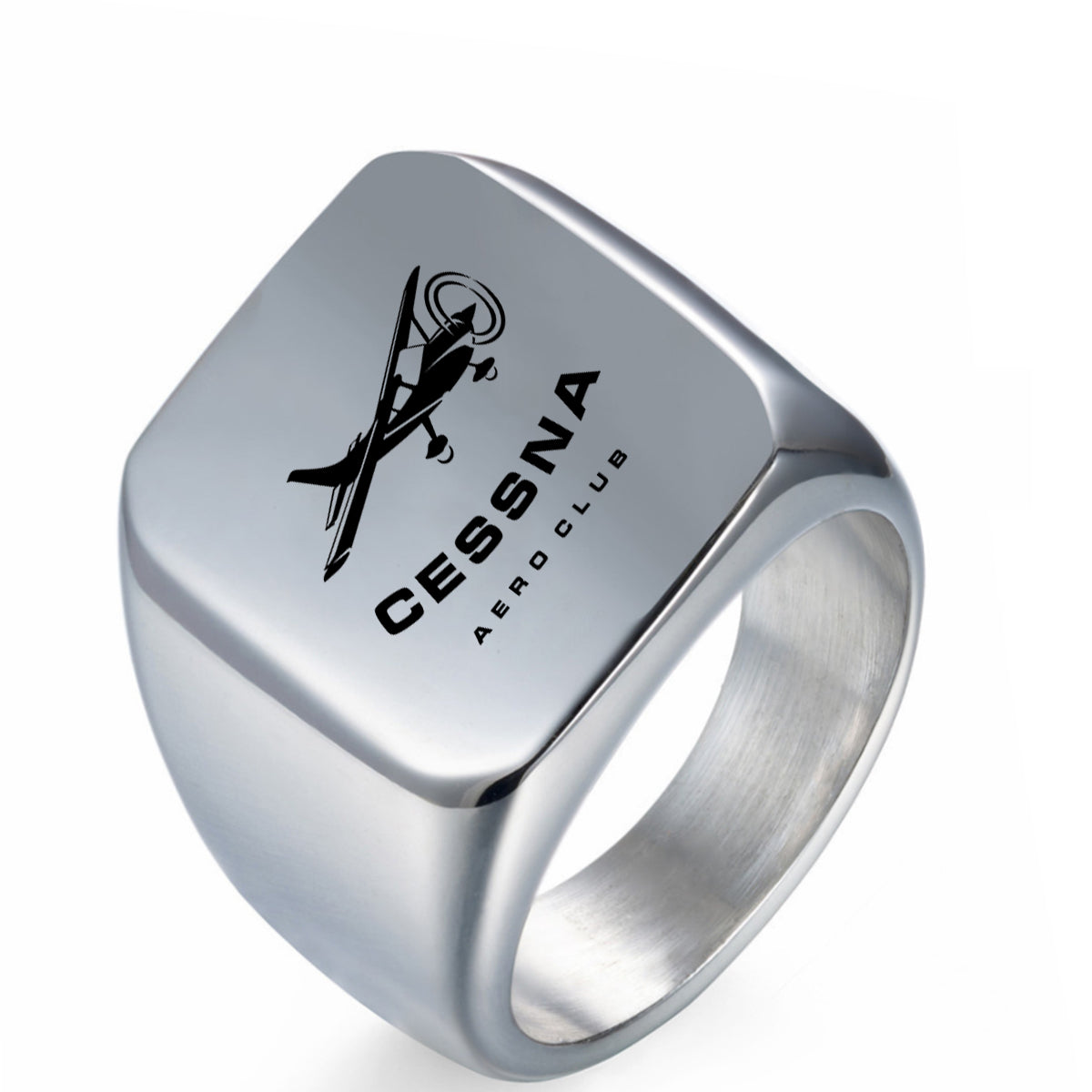 Cessna Aeroclub Designed Men Rings