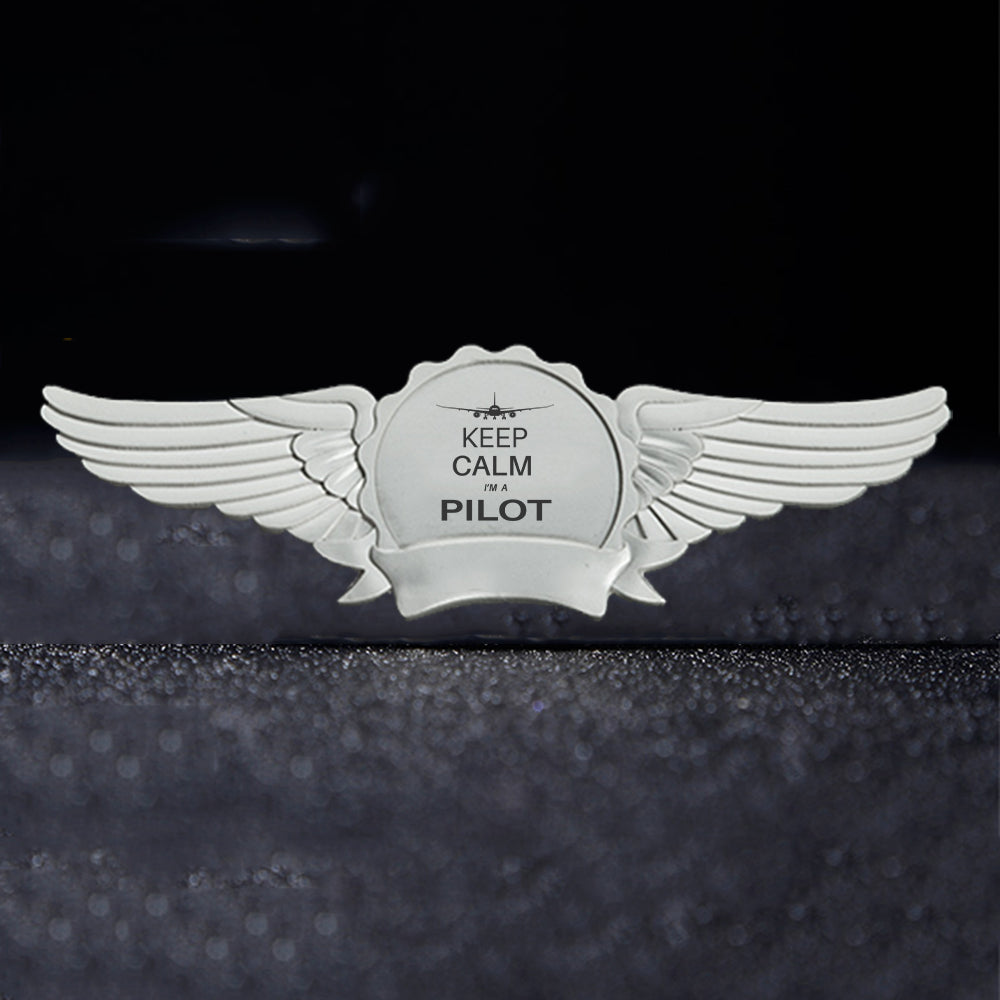 Pilot (777 Silhouette) Designed Badges