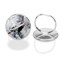 Thumbnail for US AirForce Show Fighter Jet 16 Designed Rings