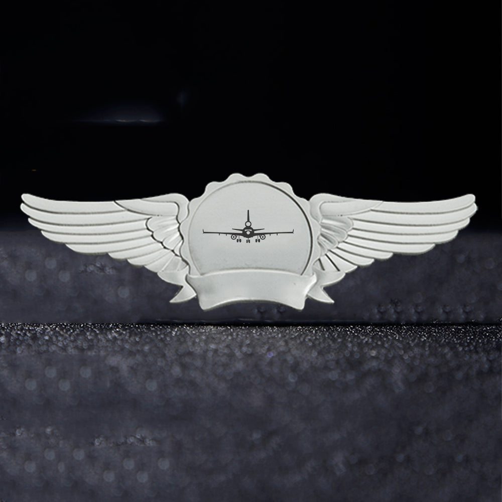 McDonnell Douglas MD-11 Silhouette Plane Designed Badges