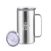 Thumbnail for Airbus A320 & Plane Designed Stainless Steel Beer Mugs