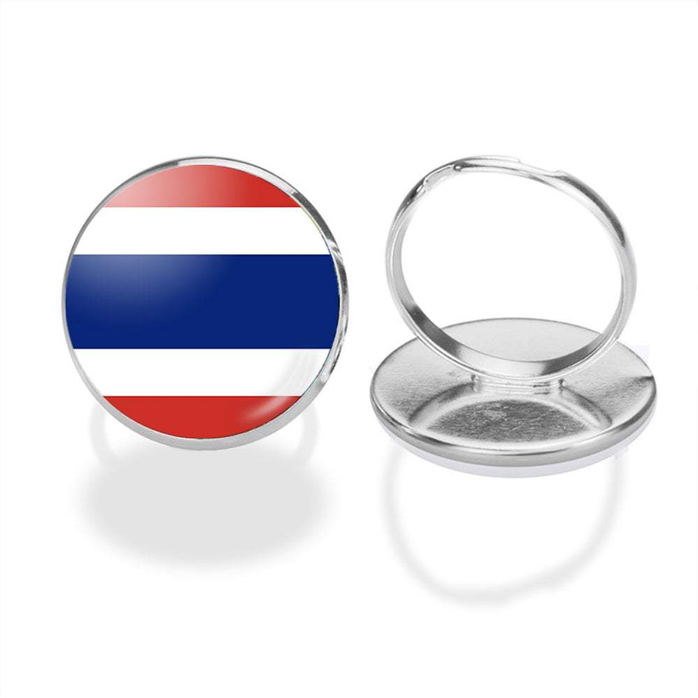 Thailand Flag Designed Rings