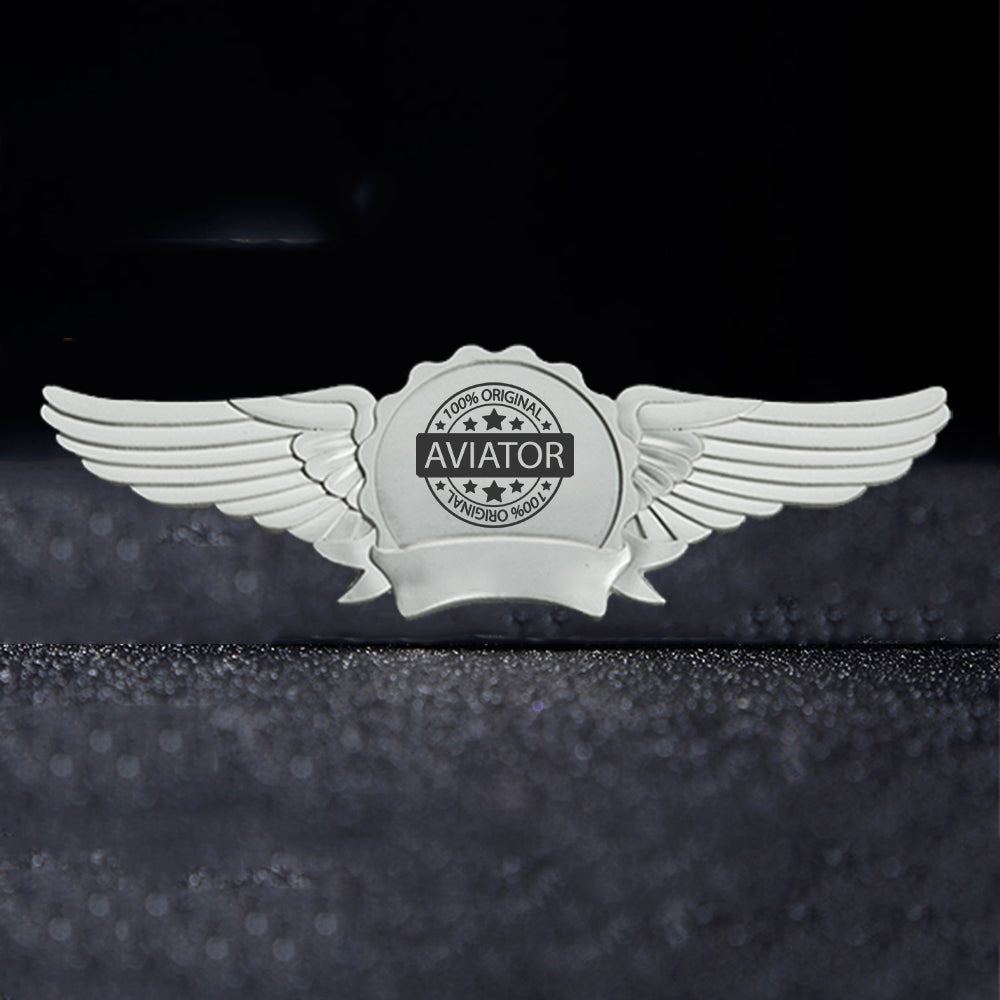%100 Original Aviator Designed Badges