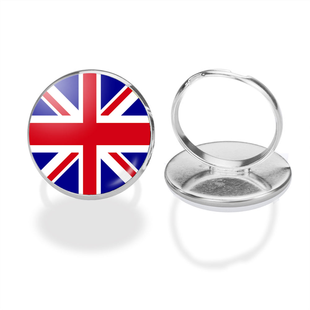 UK Flag Designed Rings