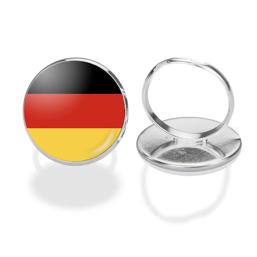 Germany Flag Designed Rings