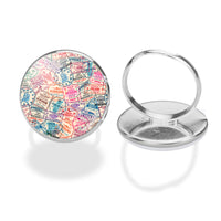 Thumbnail for Passport Stamps Designed Rings