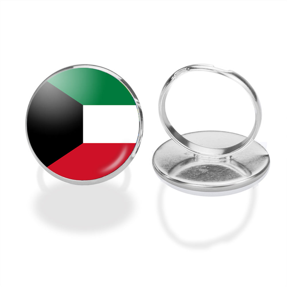 Kuwait Flag Designed Rings