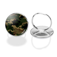 Thumbnail for Military Camouflage Army Green Designed Rings