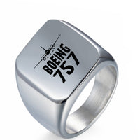 Thumbnail for Boeing 757 & Plane Designed Men Rings