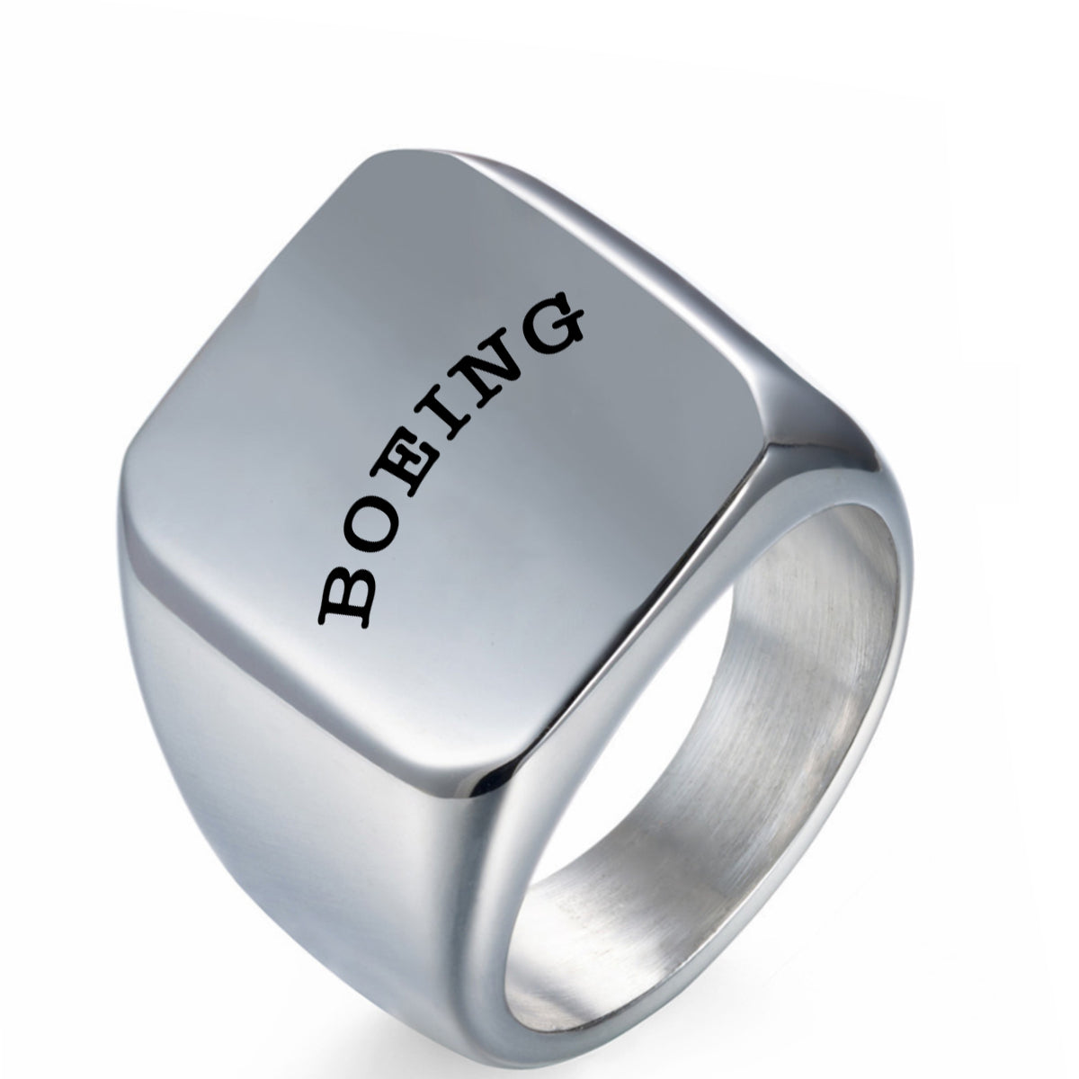 Special BOEING Text Designed Men Rings