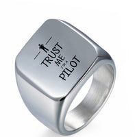 Thumbnail for Trust Me I'm a Pilot Designed Men Rings