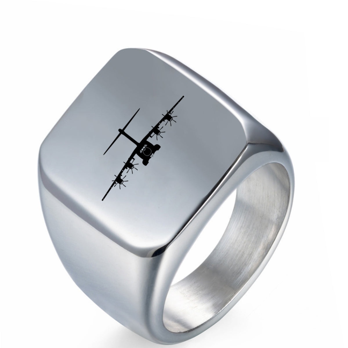 Airbus A400M Silhouette Designed Men Rings