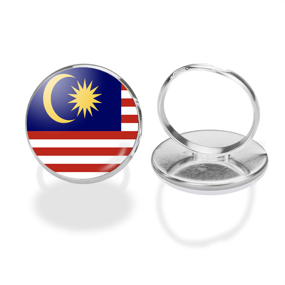 Malaysia Flag Designed Rings