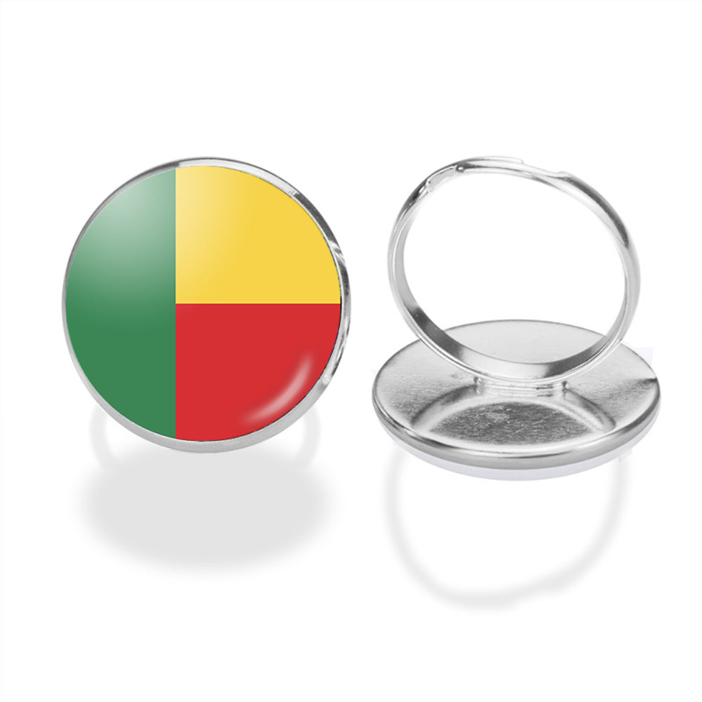 Benin Flag Designed Rings